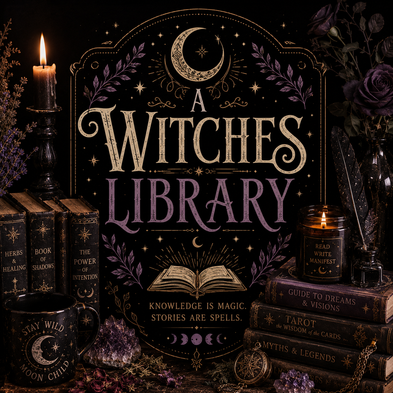 A Witches Library