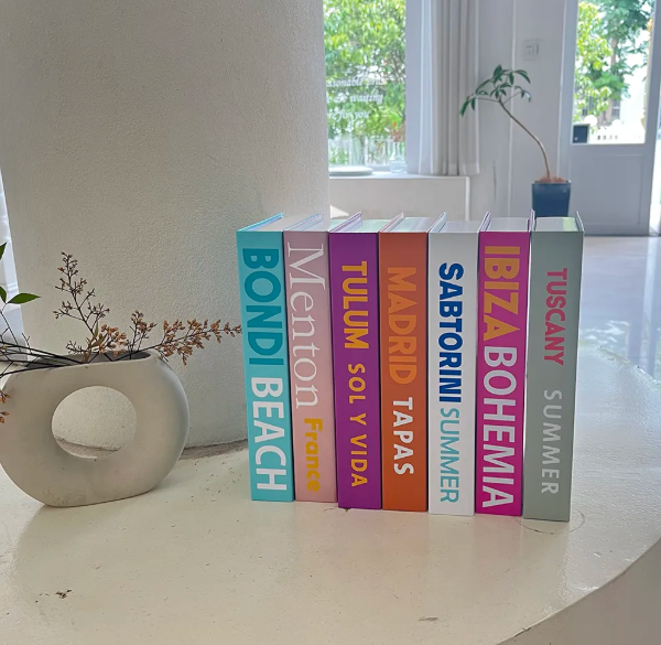 Minimalist Decorative Faux Books