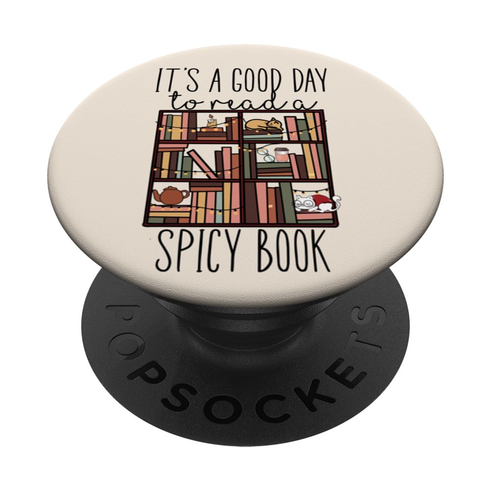 Dirty Romance Reader Spicy Book Tok Reading Smutty Books PopSockets Standard PopGrip