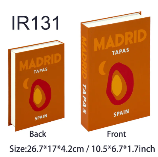 Minimalist Decorative Faux Books