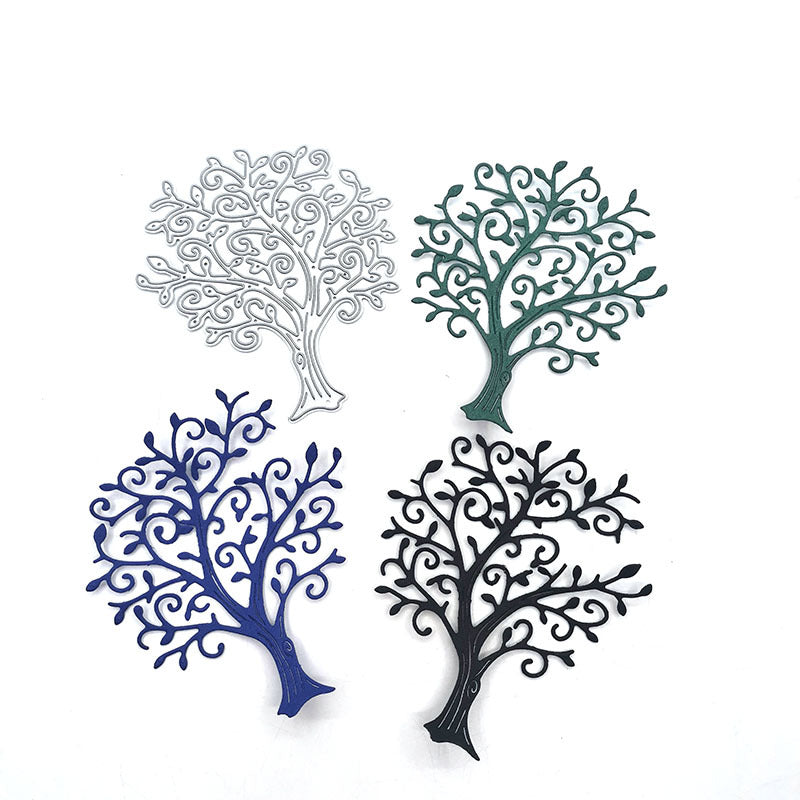 Tree Cutting Embossing Stencils for DIY Crafting
