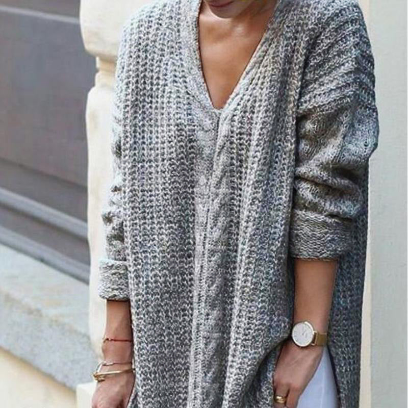 2019 Spring Fashion Women's Knit Sweater (Mid-Length)