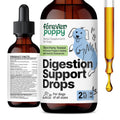 Forever Puppy Digestive Drops for Dogs - Digestive Support Supplement w/Fennel Seeds & Calendula Flowers - Fiber Drops for Digestive Health - Herbal Dog Food Supplements for Optimal Gut Health - 2 oz