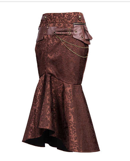 Hollow High Waist Slimming Fishtail Skirt
