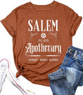 Hot Coffee Skeleton Shirt for Women Halloween Skeleton T-Shirt Funny Fall Skull Graphic Tees Tops Blouse Gift(LargeA-Brown-1)