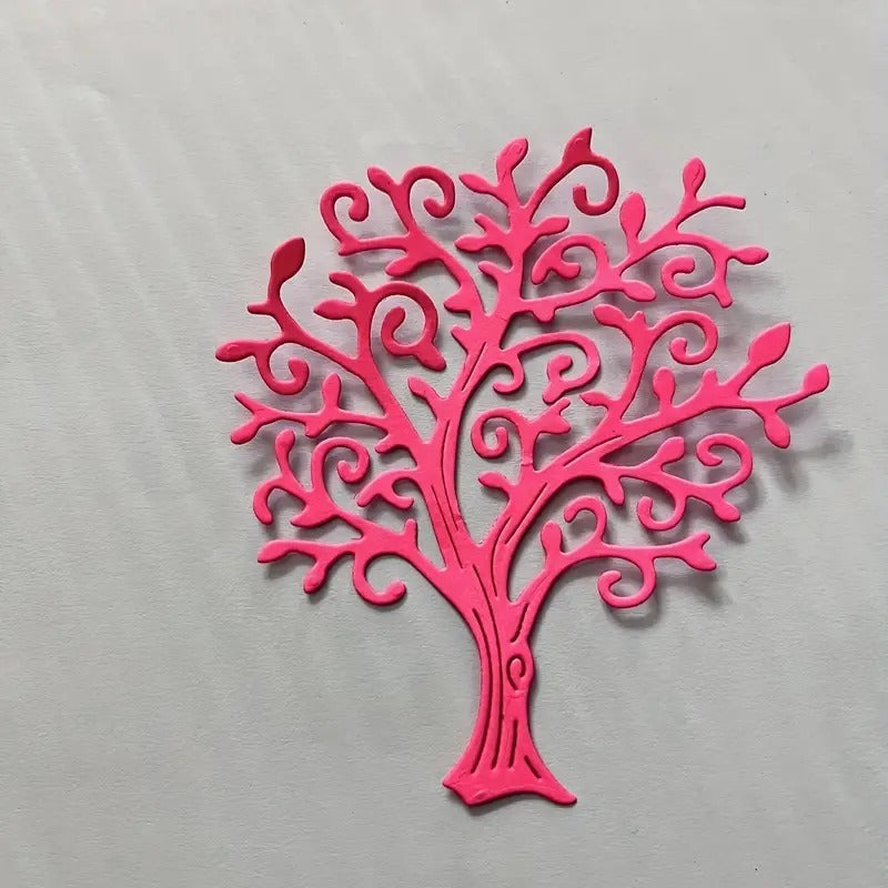 Tree Cutting Embossing Stencils for DIY Crafting