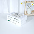 3PCS Aesthetic Decor Books - Abstract Figures Series Decorative Books for Home Decor and Coffee Table - Fake Books for Decoration