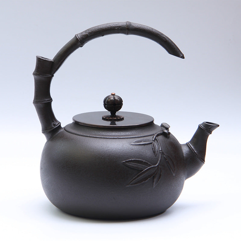 Handmade Cast Iron Teapot for Kung Fu Tea Set