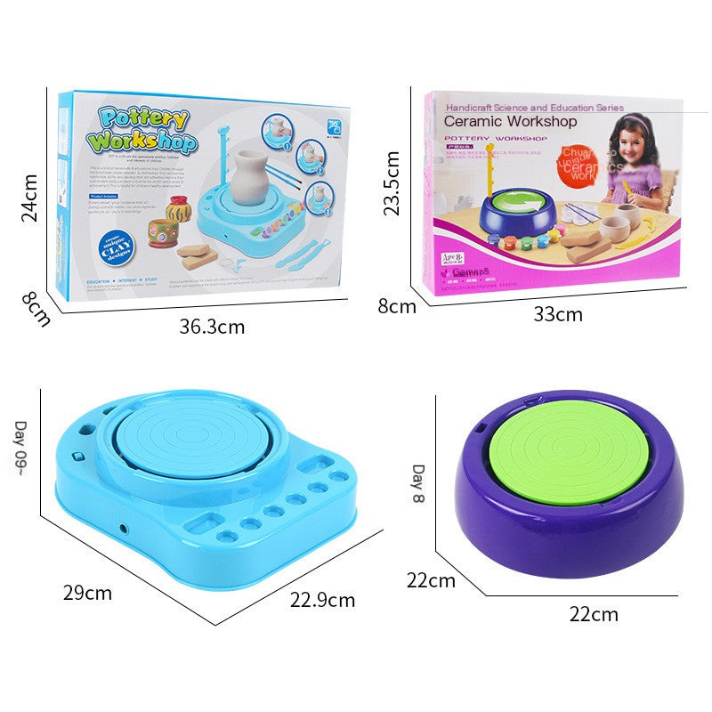 Kids DIY Air-Dry Clay Tool Set for Pottery Crafting