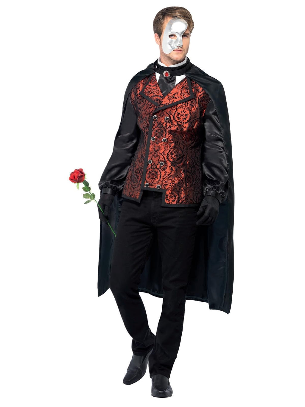 Smiffys Dark Opera Masquerade Costume