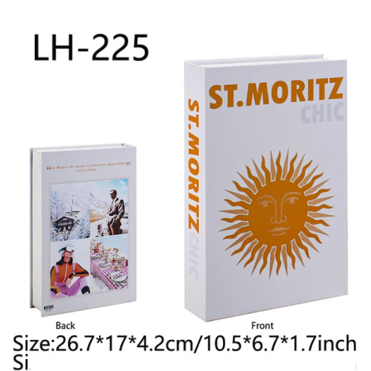 Minimalist Decorative Faux Books