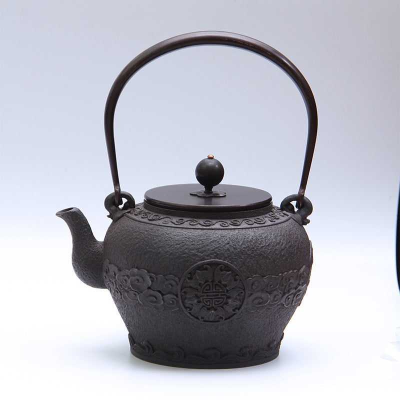Handmade Cast Iron Teapot for Kung Fu Tea Set