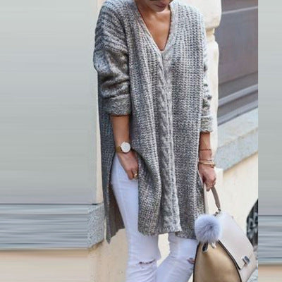 2019 Spring Fashion Women's Knit Sweater (Mid-Length)