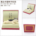 Creative Resin Cat Desktop Decor for Books & Phones