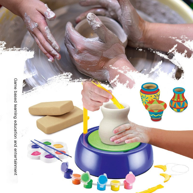 Kids DIY Air-Dry Clay Tool Set for Pottery Crafting