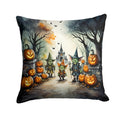 Goblins Spooky Halloween Throw Pillow