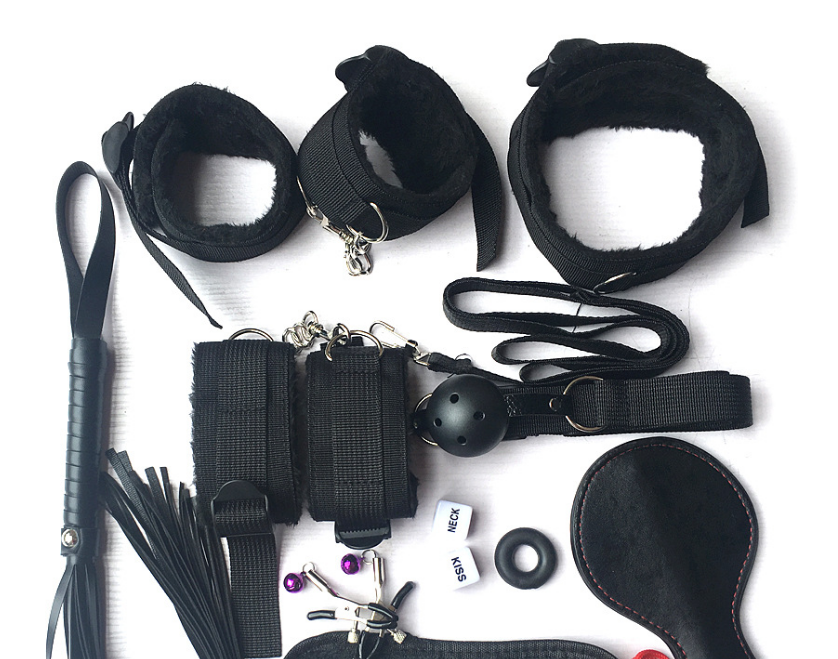 10-Piece Plush Strap Teasing Toy Set