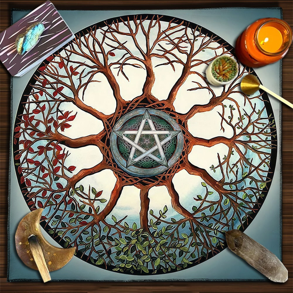 Geometric Tarot Tablecloth
