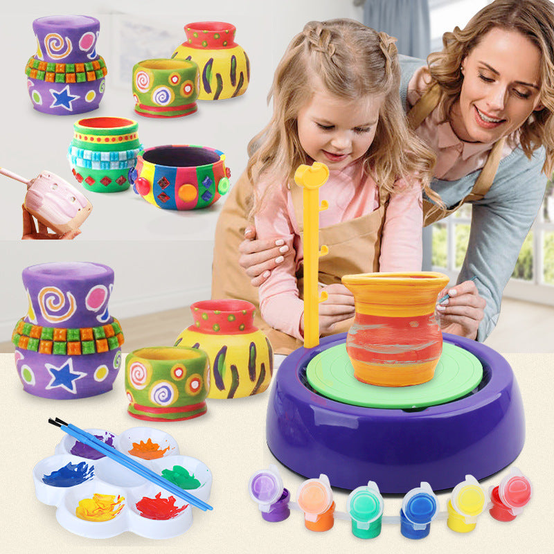 Kids DIY Air-Dry Clay Tool Set for Pottery Crafting