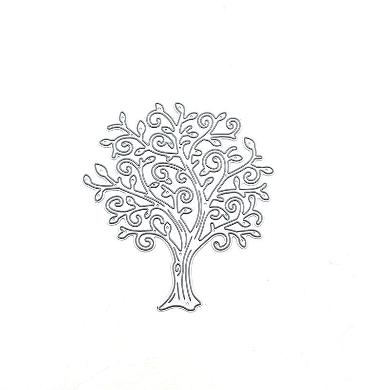 Tree Cutting Embossing Stencils for DIY Crafting
