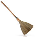 BMart Home Natural Whisk Sweeping Hand Handle Broom - Vietnamese Straw Soft Broom for Cleaning Dustpan Indoor-Outdoor Sofa Car Hood Decoration Items - 9.84 Width 27.55" Length