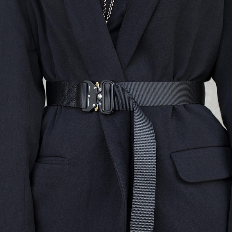 Dark Tactical Canvas Belt