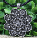 Tibetan Spirit Necklace with Mandala Pendant