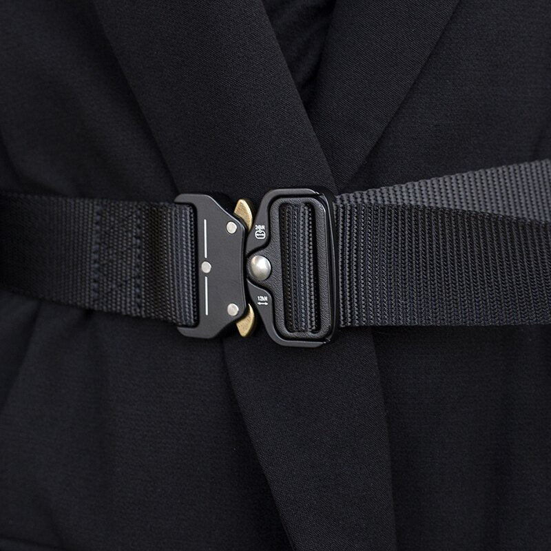 Dark Tactical Canvas Belt