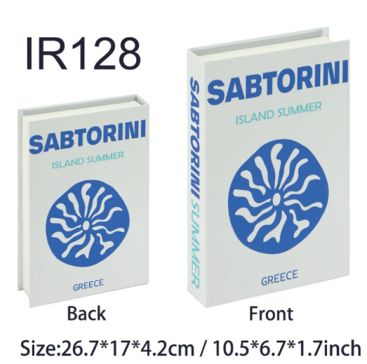 Minimalist Decorative Faux Books