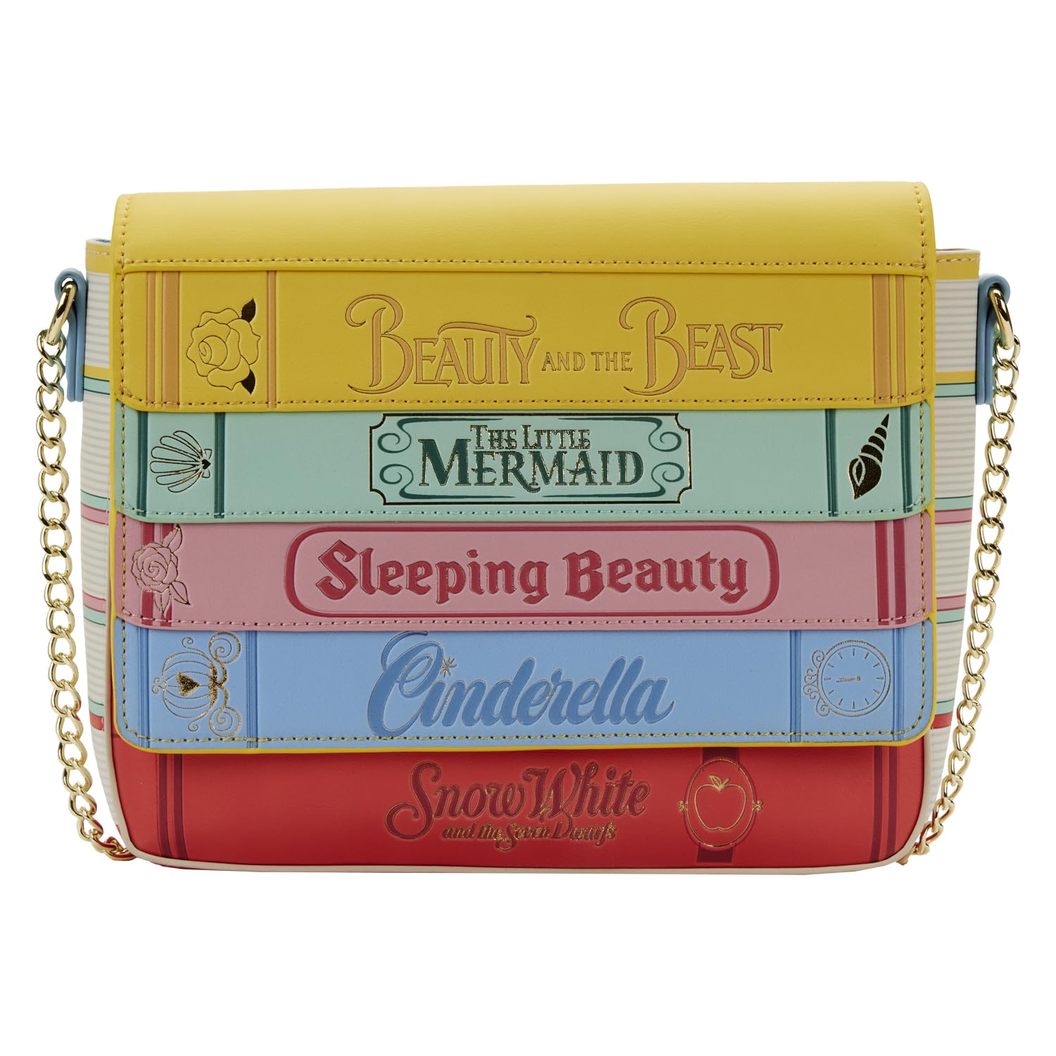Loungefly Disney Princess Books Classics Cross Body Bag